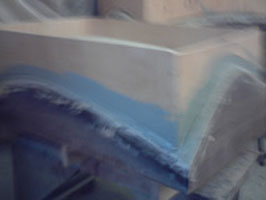 Moule pare-brise hélicoptère